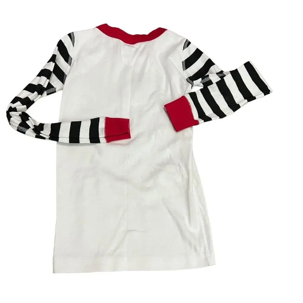 Hanna Andersson Disney Mickey Mouse 2 Piece Pajama Sleep Set Size 120 / 6-7
